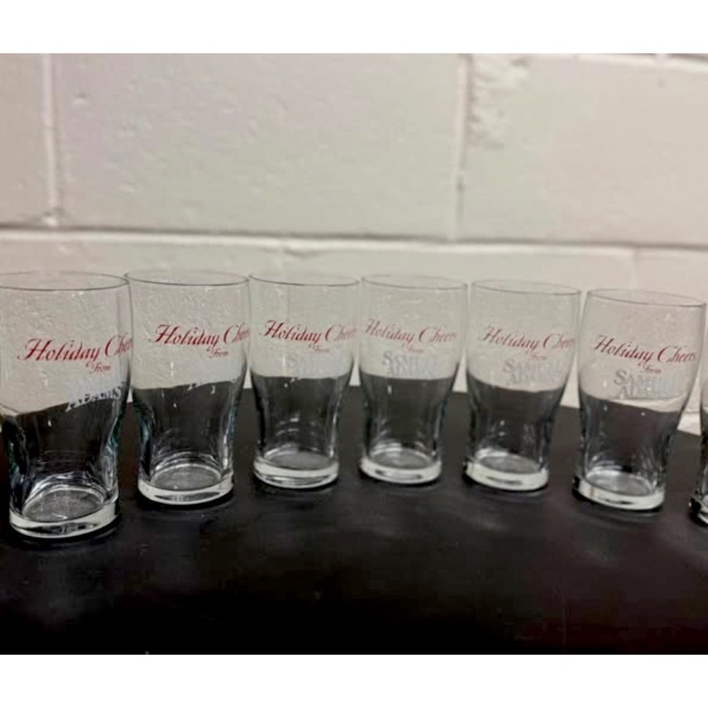 Holiday Cheers Samuel Adams Tulip Pint Glasses | Set of 6